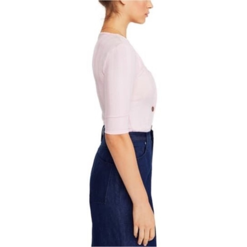 Free People “Central Park” Top- Blush - Picture 3 of 5